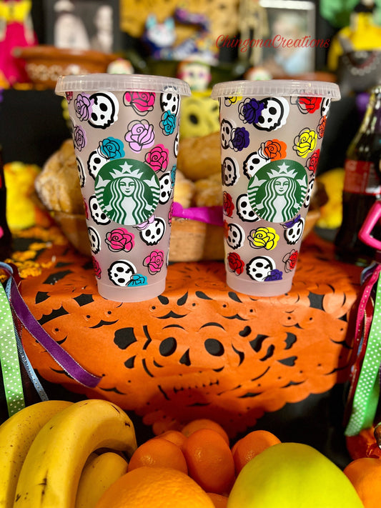 Día De Los Muertos Starbucks Personalized Cup
