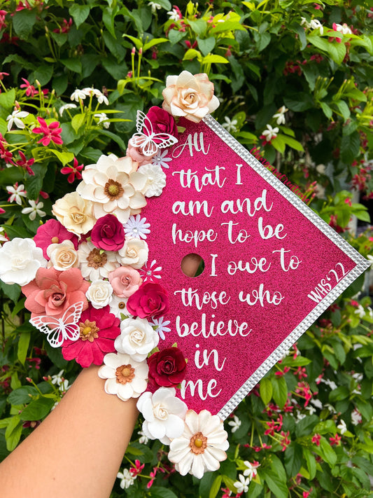 All That I Am Personalized Graduation Topper